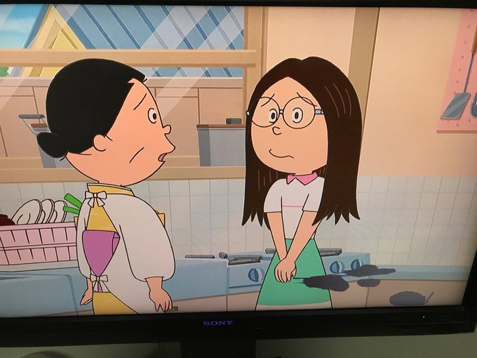 サザエさん イメチェンして髪をおろしたサザエさんが衝撃的だと話題に カツオにみえる まとめダネ