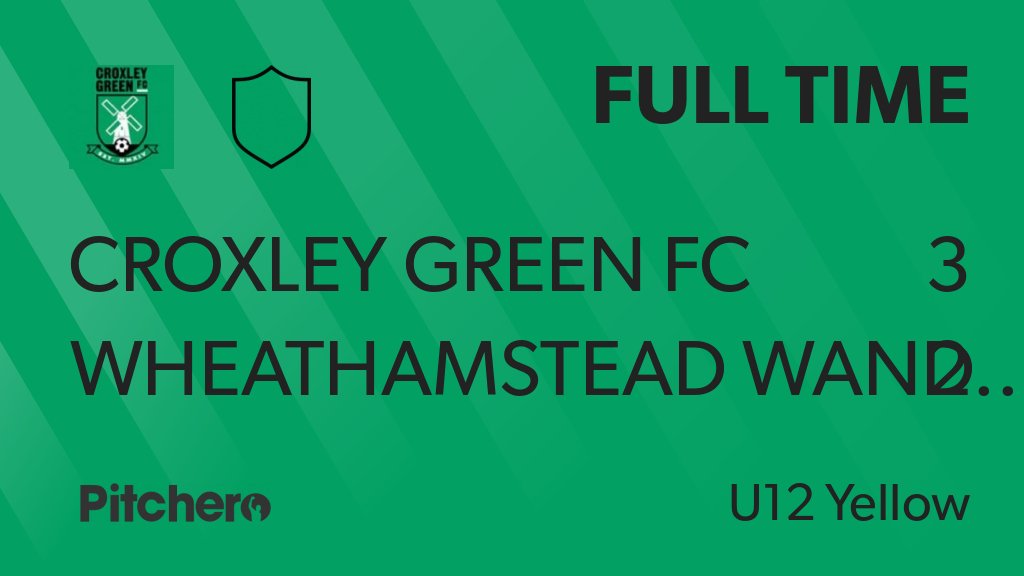FULL TIME: Croxley Green FC 3 - 2 Wheathamstead Wanderers
#CROWHE #Pitchero
croxleygreenfc.com/teams/187269/m…