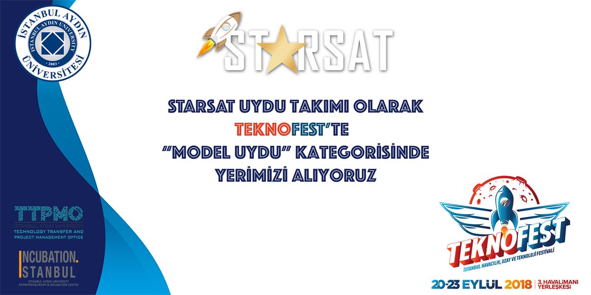 İstanbul Aydın Üniversitesi (@iaukampus) on Twitter photo Geçtiğimiz yıl NASA’dan davet alarak İAÜ’yü Amerika’da temsil eden #İAÜStarsat takımı bu yıl #TEKNOFEST kapsamında #TÜRKSAT tarafından düzenlenen Model Uydu Yarışması’nda üniversitemizi başarıyla temsil etti.Tebrik ederiz👏👏
<a href="/IAUKampus/">İstanbul Aydın Üniversitesi</a> <a href="/drmaydin/">Prof. Dr. Mustafa AYDIN</a> <a href="/teknofestist/">teknofestist</a> <a href="/iauhubk/">İAÜ HUB Kulübü</a> <a href="/turksat/">Türksat A.Ş.</a> Geçtiğimiz yıl NASA’dan davet alarak İAÜ’yü Amerika’da temsil eden #İAÜStarsat takımı bu yıl #TEKNOFEST kapsamında #TÜRKSAT tarafından düzenlenen Model Uydu Yarışması’nda üniversitemizi başarıyla temsil etti.Tebrik ederiz👏👏
<a href="/IAUKampus/">İstanbul Aydın Üniversitesi</a> <a href="/drmaydin/">Prof. Dr. Mustafa AYDIN</a> <a href="/teknofestist/">teknofestist</a> <a href="/iauhubk/">İAÜ HUB Kulübü</a> <a href="/turksat/">Türksat A.Ş.</a>