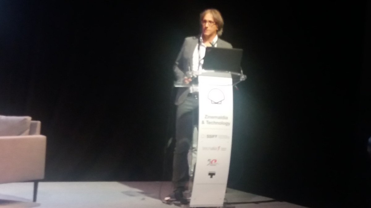 jaormaza's tweet photo. #zinetec18 Ejemplos de Realidad aumentada, mixta y virtual en el Cine por @tecnalia, @txasti  @SONORAEstudios https://t.co/zjbOLyhorG