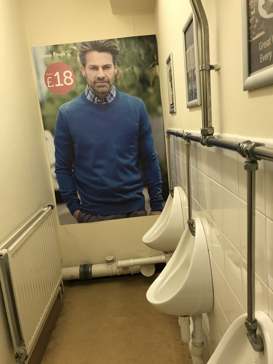 I understand the need to advertise but is this really needed whilst we pee?? #stagefright #stoplookingatme