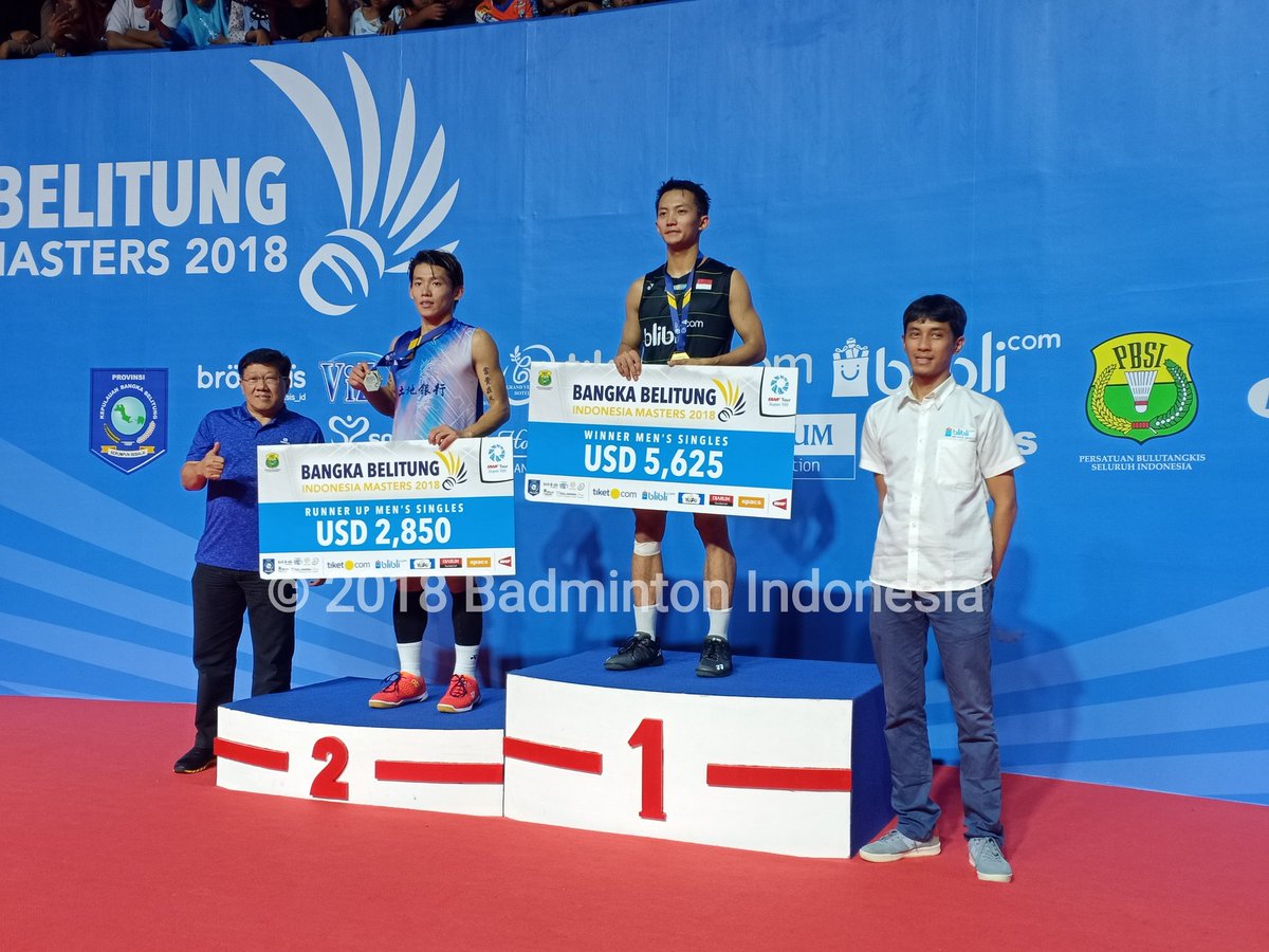 Ihsan Maulana juarai BaBel Indonesia Masters 2018