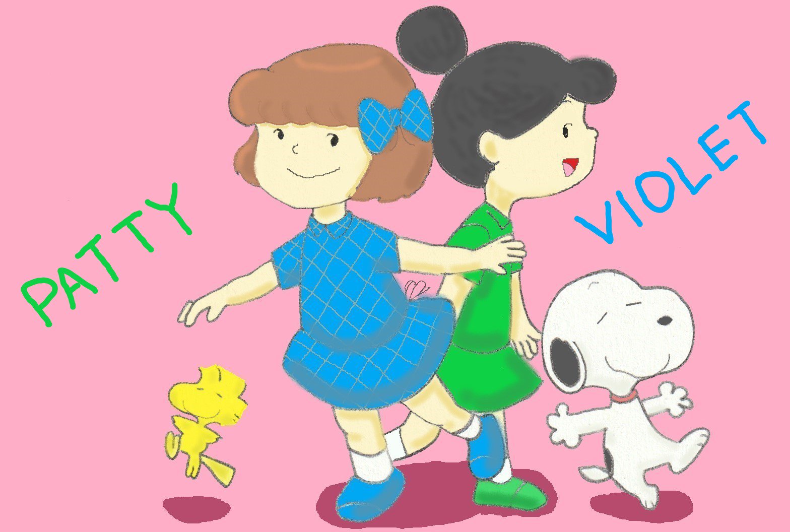 Sima パティ ヴァイオレット イラスト スヌーピー Illust Snoopy
