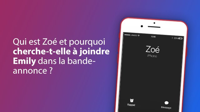 UsernameProject's tweet image. À votre avis, qui est vraiment Zoé, et que cherche-t-elle en appelant Emily ?