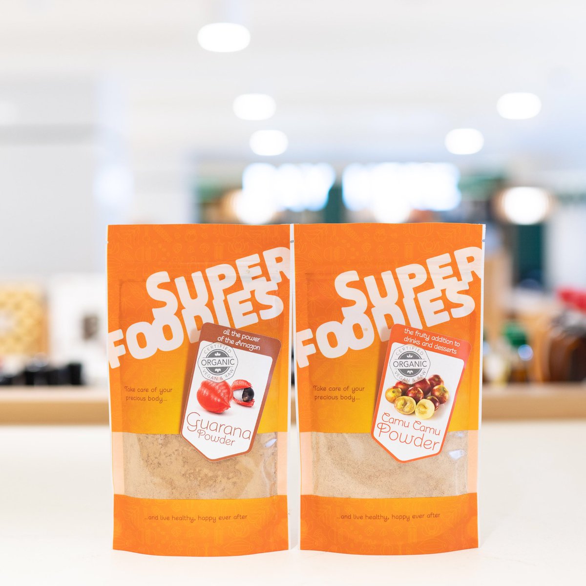 Pep up your protein shakes or spice up your smoothies with these organic powders from Super Foodies 💪Whether you're looking for a natural boost from Guarana, or a serious vit-hit from Camu Camu, they are both guaranteed to add a little extra to your morning juice!