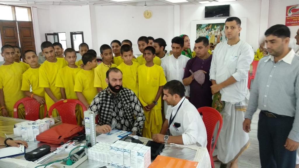 DrSushil6's tweet image. Health awareness camp at ISKCON Temple Udhampur #behaving prosocially cause us to feel that our lives have more meaning#