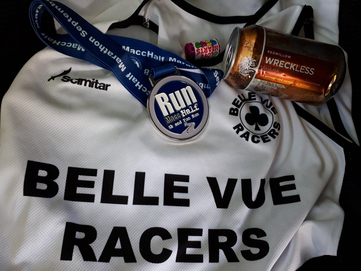 MumofGolfieLola's tweet photo. Half number 18 done. Fastest of my 6 this yr; chuffed 😊 Makes up for all the others in grotty or boiling weather. A meagre 300m of ascent 😯 Lovely race #macchalf @UKRunChat @racecheck ♣️♣️ https://t.co/bdYfRNWMbQ