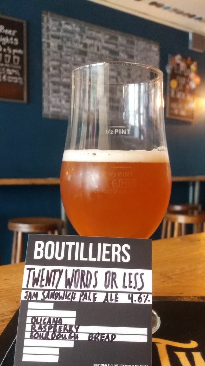 Sunday. A time to gather, to drink Mariana Trench and to try new beers made from bread and raspberries. As the old saying goes.