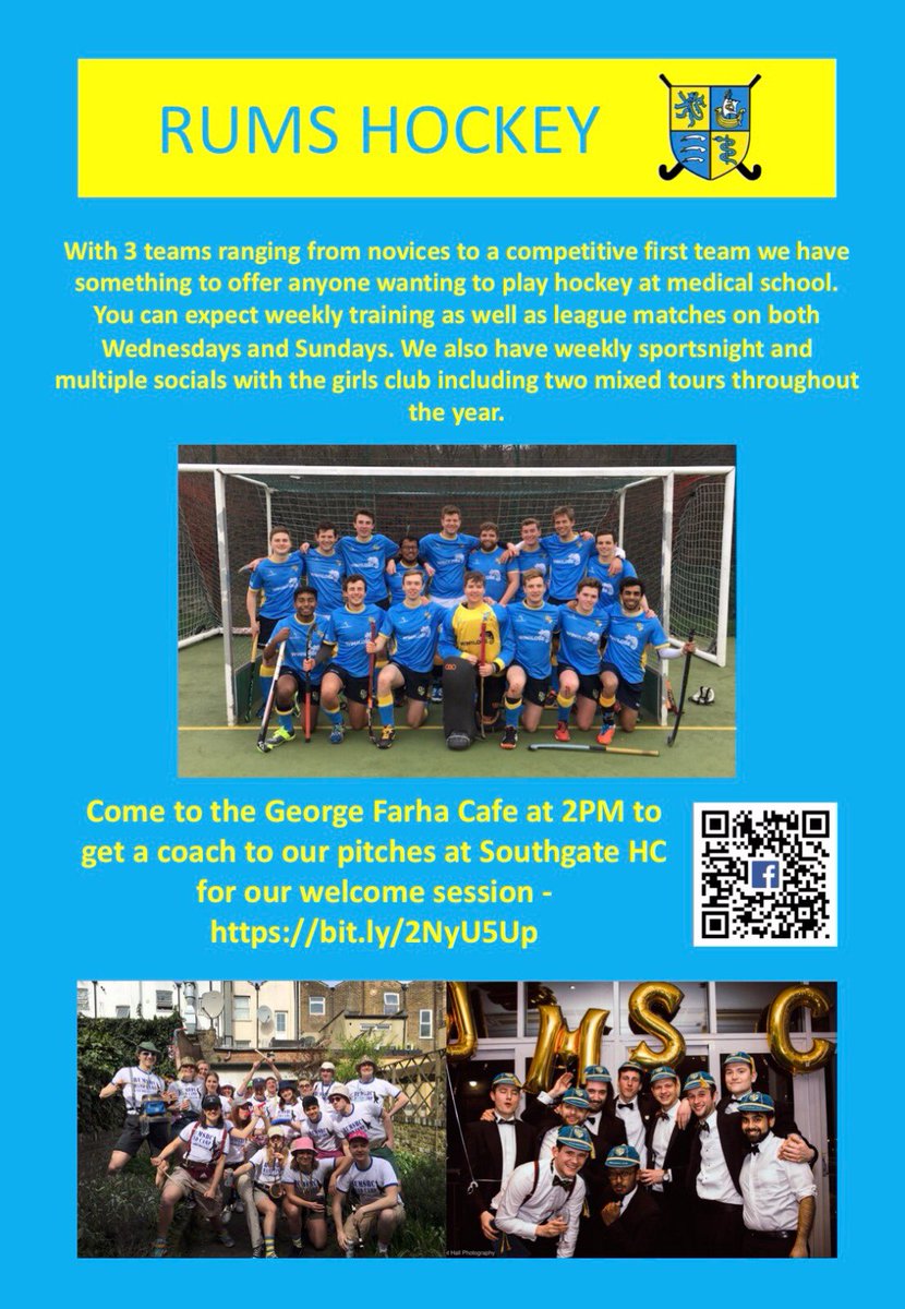 To all those looking for a new club to join at UCL Medical School look no further #RUMSHC #TeamUCL #Twitter