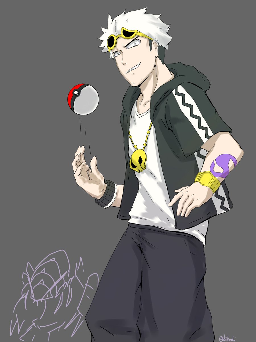 こけ氏 Trpgやりたいな いきなりだけど ポケモンウルトラサンムーンのグズマさん格好いいよね 最近ポケモンウルトラムーンやり出した ポケモン