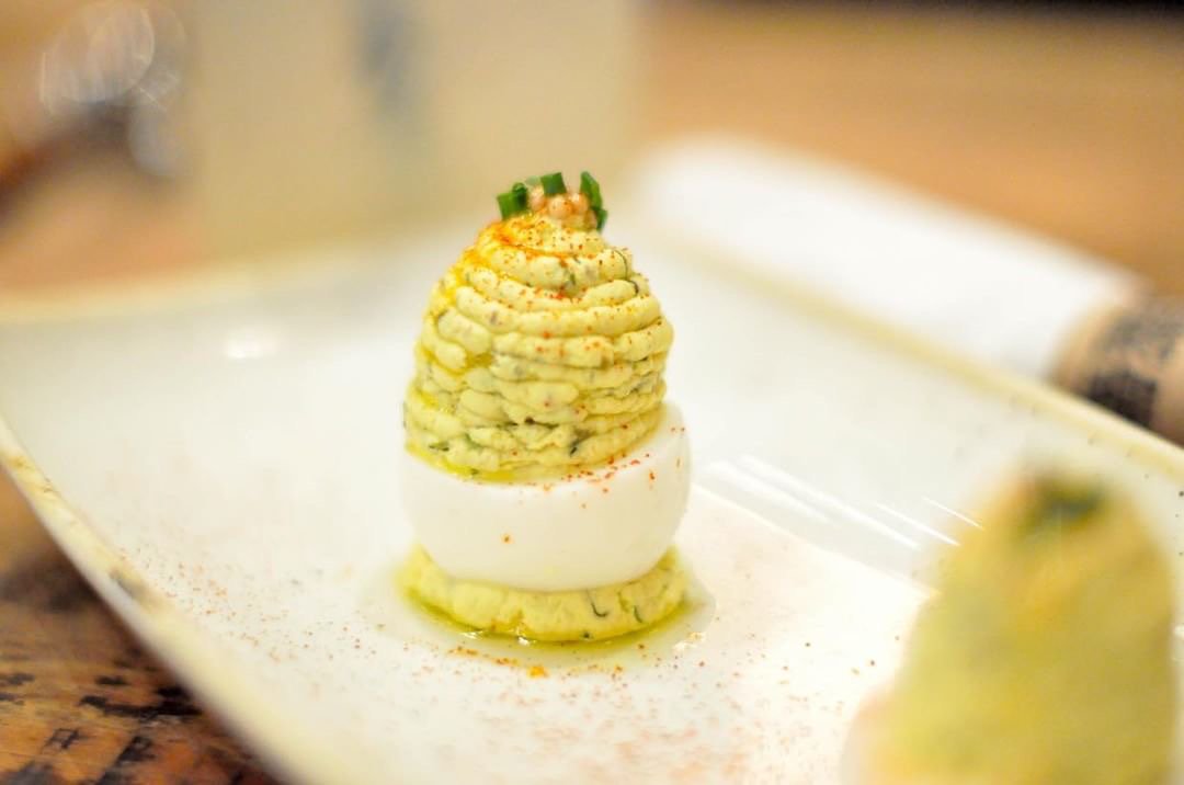 #DeviledEggs are a devilishly good way to get your #SundayFunday started. | 📸: @crp__