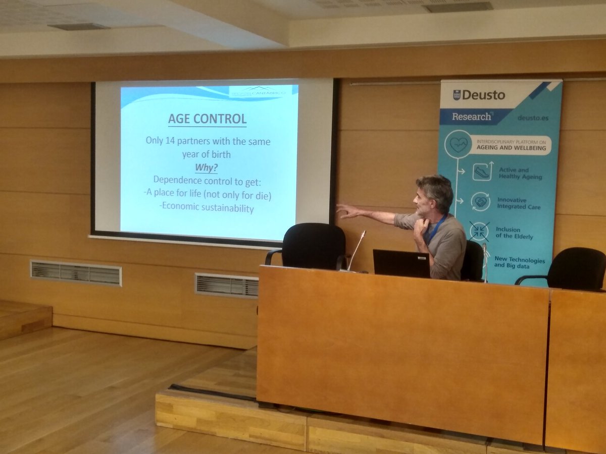 BizkaiaSocial's tweet photo. "Brisa del Cantábrico" taldeak bere proiektuan, Senior Cohousing sistema berri bat aurkezten digu. Non etxebizitza sistema modelu berri bat aurkezten zaigun.
#Hack4Elder #BizkaiaSilverWeek https://t.co/40fBYoX1bB