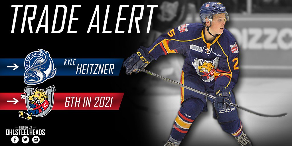 TRADE ALERT |  Steelheads acquire C Kyle Heitzner in trade with <a href="/OHLBarrieColts/">Barrie Colts</a>. RT to welcome Kyle to the #FishFamily 

Article:  bit.ly/2NWVHqr