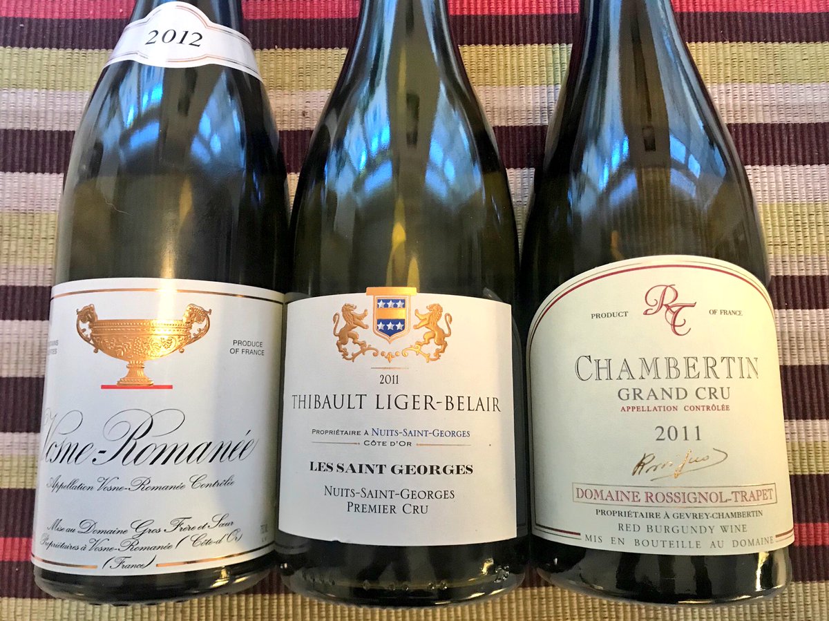 Gros Frère et Soeur delivers strikingly fruit extract as always. Hedonism level expert!
11 is not quite like 04, but many wines has that troublesome greenness. But Thibault Liger-Belair and Rossignol-Trapet both managed to avoid any of that. Classy acts!