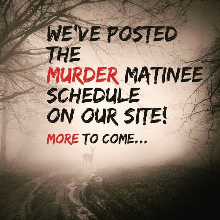 The official MURDER MATINEE schedule is here! Check the site for all the gory details #horror #filmfestival #sudbury ow.ly/roIk30lW5g3