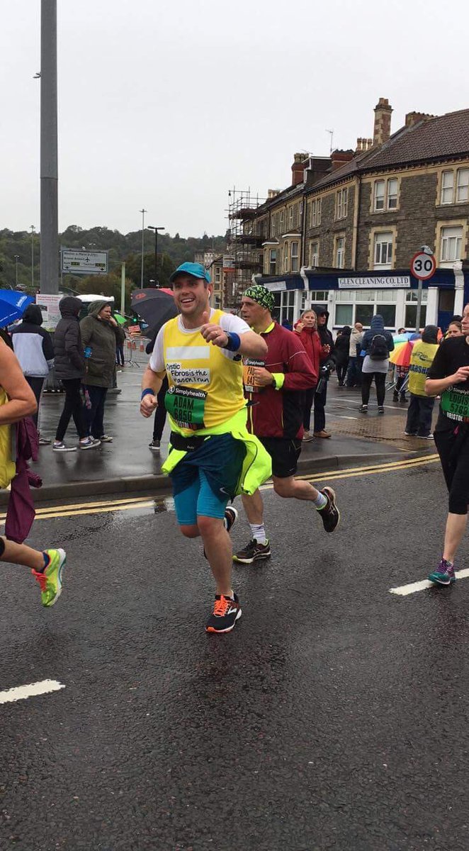 AdamLane1981's tweet photo. Proud to represent @cftrust today at the #GreatBristolHalf. A fantastic day and raised vital funds and awareness for the cause. https://t.co/GGhZDsVP3A