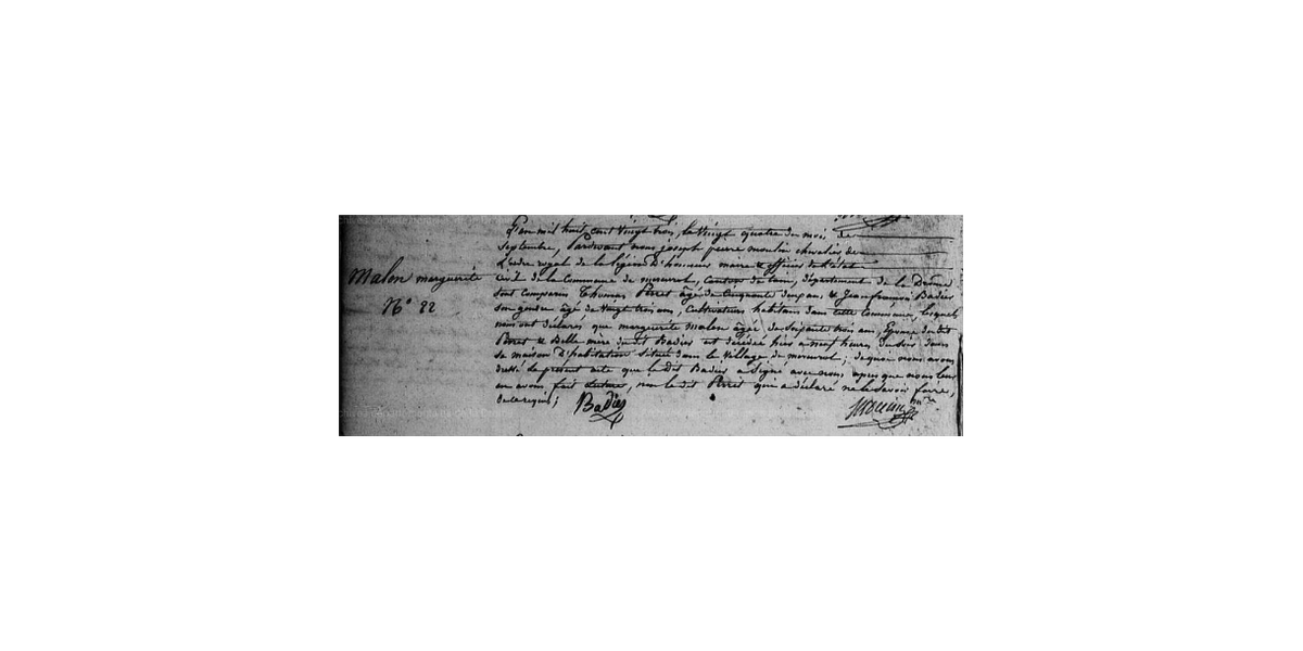 LDGenealogie's tweet photo. #1J1Ancêtre #MALEIN Marguerite Sosa 211 est décédée ce 23/09/1823 à Mercurol (26), là où elle avait épousé #PERRET Thomas Sosa 210, le 3/06/1795 en secondes noces après avoir perdu son premier mari #MARCELLIN Pierre, la date de son premier mariage reste inconnue ... https://t.co/tamWvyxQ7l