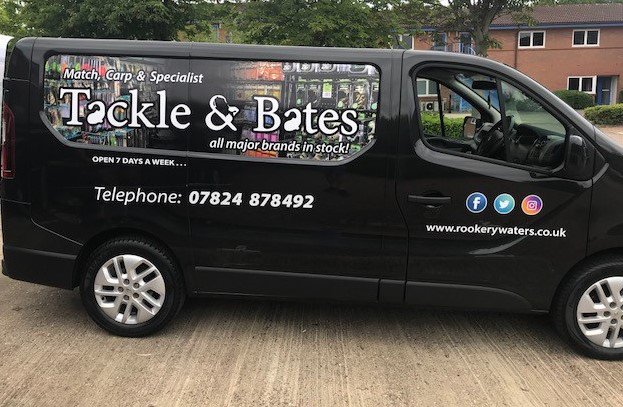 Charles_Rayner1's tweet photo. We had the pleasure of supplying and installing the graphics on this van for @TnBRookery using @metamark materials. #metawrap #vangraphics #fishingtackle #rookerywaters https://t.co/tTBJNuRFe2