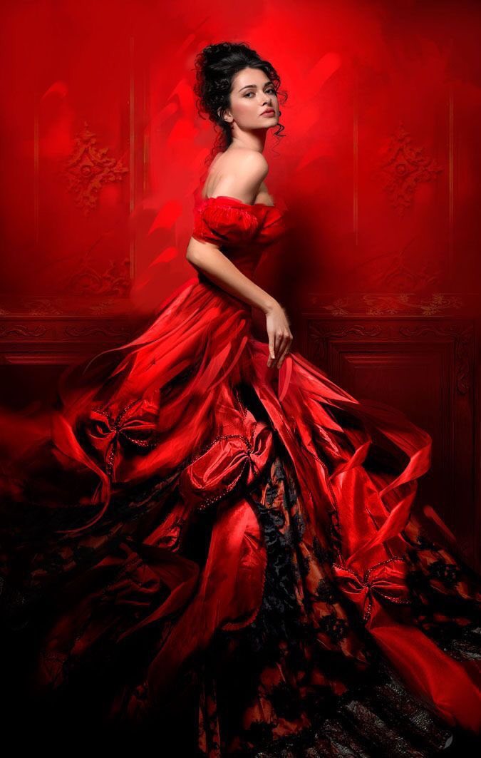 李安成 Ar Twitter 赤い 真っ赤なドレスが良くお似合いだ 赤いドレスの女