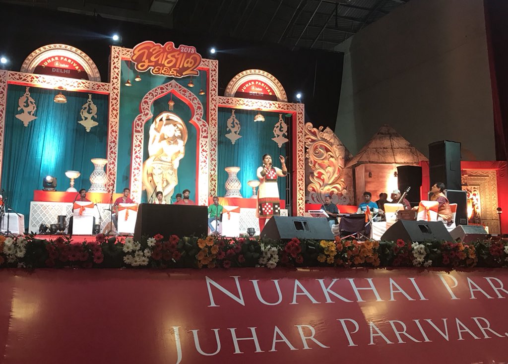 arvindpadhee's tweet photo. #Nuakhai Parav 2018 celebrations connect many of us (staying from home soil miles away) to our roots. Kudos to Juhar Parivar, Delhi for a truly thrilling cultural excitement! https://t.co/Pigd06mWfP
