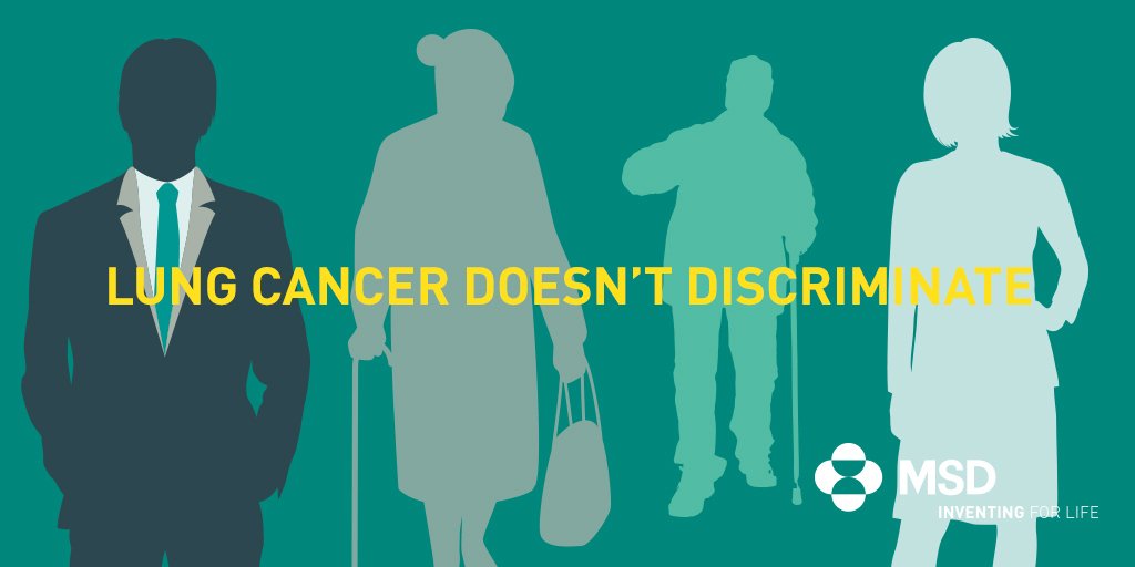 MSDInvents's tweet photo. Lung cancer can affect anyone. #WCLC2018 https://t.co/kjlocYq0px