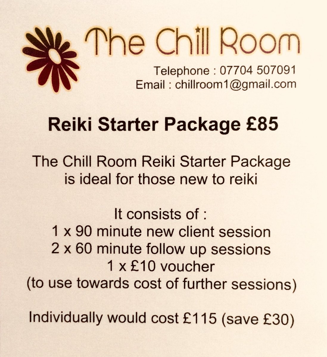 ChillRoomNcle's tweet image. SPECIAL OFFER
Availability Tues Thurs &amp;amp; Friday 
Message to book
SAVE £30 on a Reiki starter package
#northeasthour