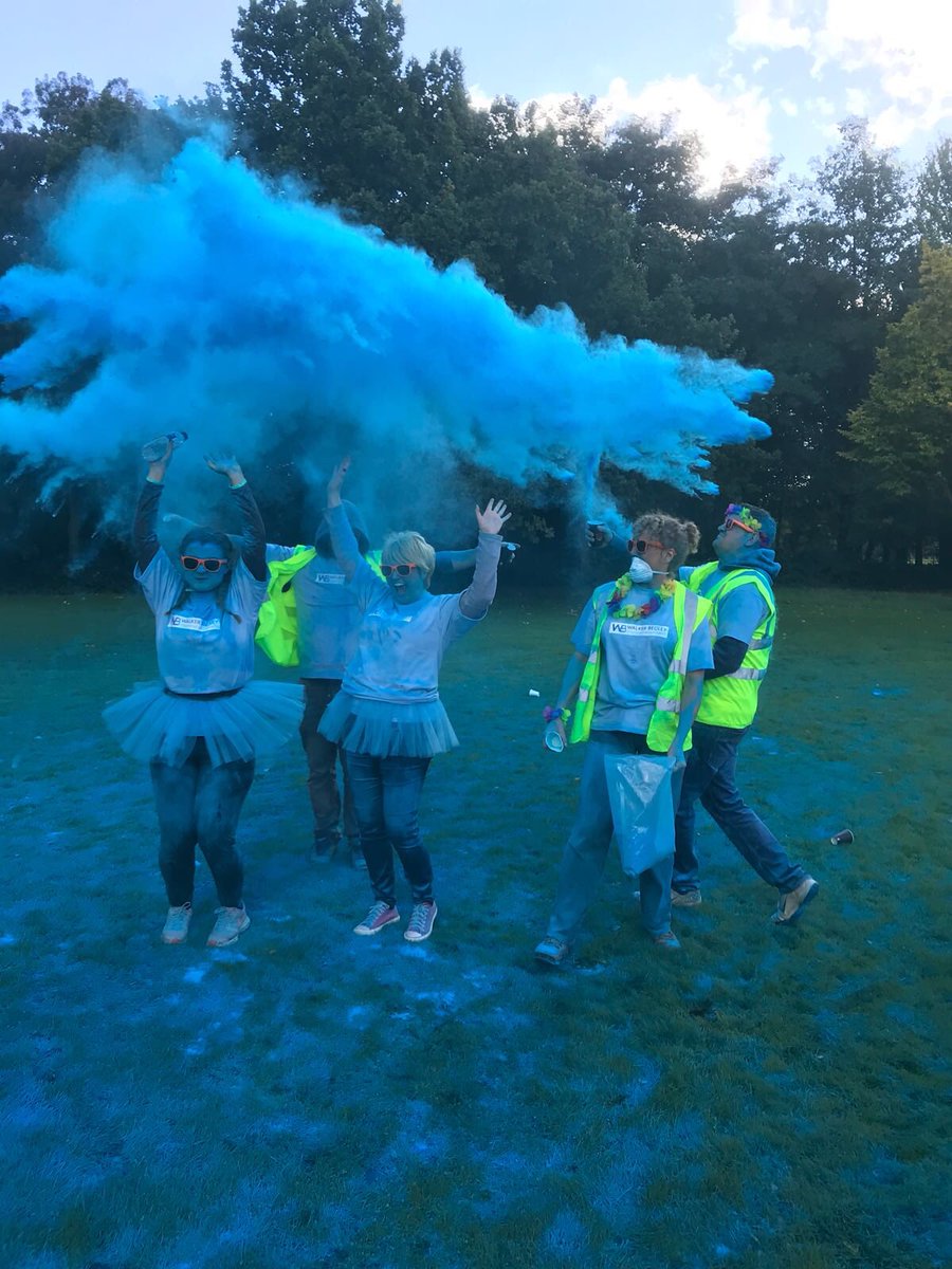 walkerbegley's tweet photo. WB Getting involved in the @StRoccos colour run!! https://t.co/Y51TNpbySP