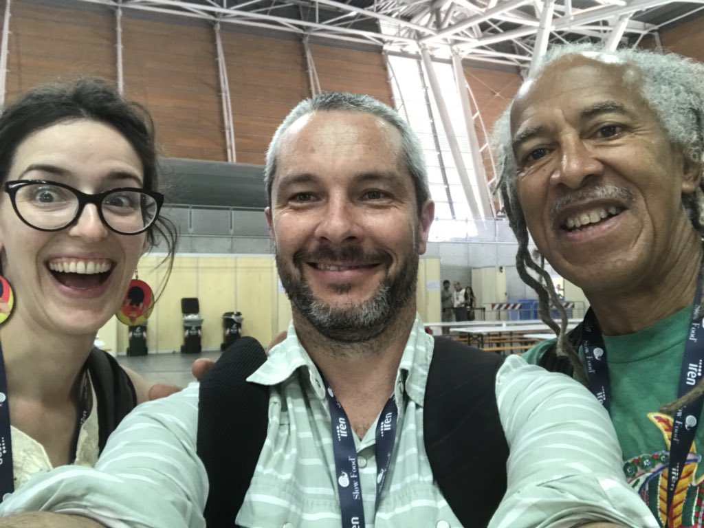 Meeting interesting and accesible people at <a href="/SlowFoodHQ/">Slow Food</a> #TerraMadre <a href="/sustainlex/">jim embry</a> <a href="/TheUrbanCanopy/">The Urban Canopy</a>  <a href="/SlowFoodUSA/">Slow Food USA</a> <a href="/SlowFoodUruguay/">SlowFoodUruguay</a>