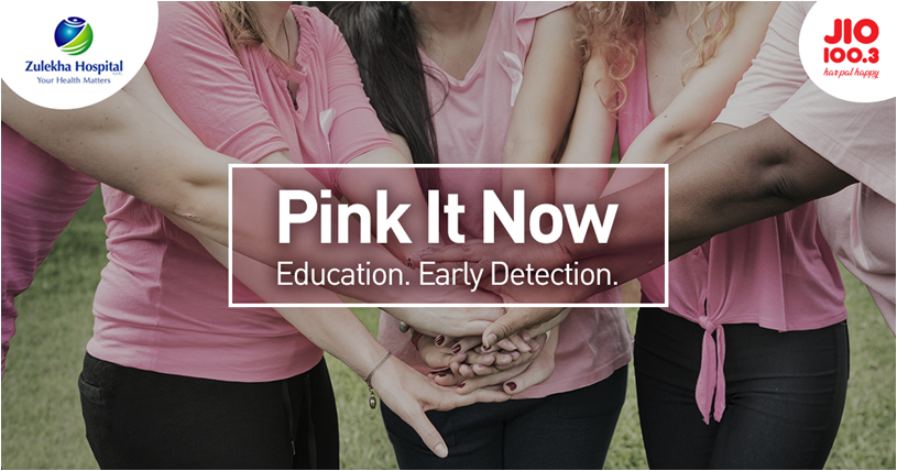 JioFMUAE's tweet photo. Pink It Now is an initiative by @zulekhahosptls for masers of early detection &amp; prevention of breast cancer. 7th edition is happening live tomorrow at @PalazzoVersace, and will be attended by the ambassador Dr. Pamela Munster.
Official Radio Partner 100.3 JioFM
#JioHarPalHappy https://t.co/nqawJ8EkTc