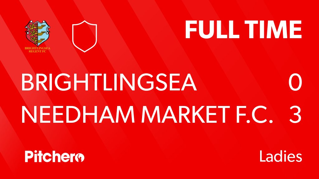 Brightlingseafc's tweet photo. FULL TIME: Brightlingsea Regent Ladies First 0 - 3 Needham Market F.C. Womens
#BRINEE #Pitchero
https://t.co/ycnvp8Wtzq https://t.co/n074XUEPJm