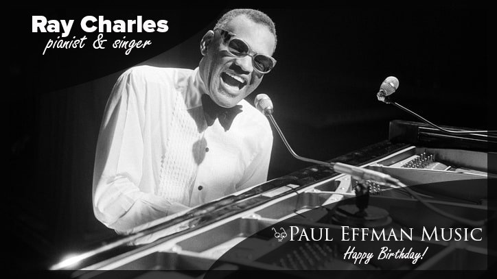 Known for his 1961 hit \"Hit the Road, Jack\", today we wish a happy birthday to Ray Charles. 