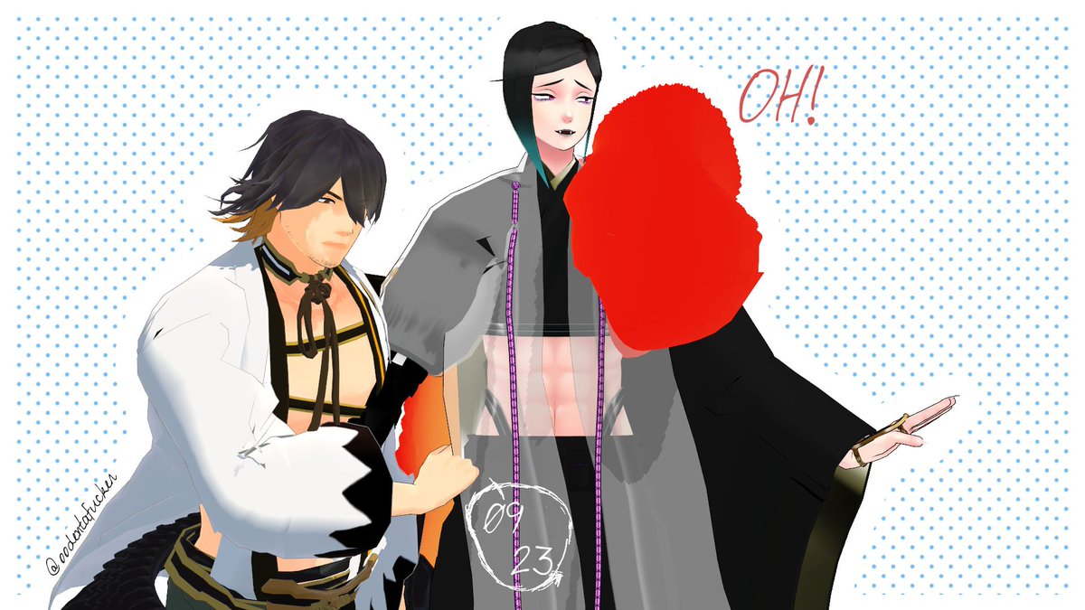 Miko724 Lb6 Good Night Beryl Avenger Kama 私は Sou Tl のアートワークのレクリエーションを作りました モデル Rk様 みずごろー様 刀剣乱舞 とうらぶ 長曾祢虎徹 静形薙刀 Mmd刀剣乱舞 Mikumikudance