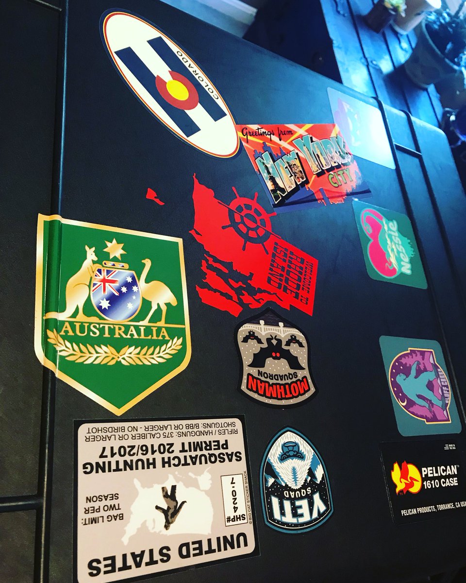 OddityFIles's tweet photo. Totally need a few more stickers on this @pelican case!! #oddityphiles #oddityfiles #willtravelforhauntings https://t.co/AdbGohk1kF