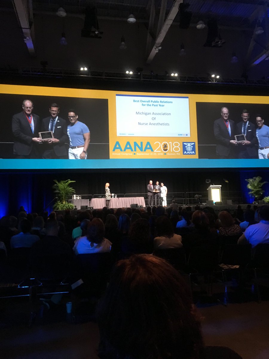 ajteitel's tweet photo. 3/4 years  MANA wins #AANA2018 PR award. Way to go president Greg Bozimowski and PR committee chair Karen Moore! https://t.co/T267Fm1Mzh