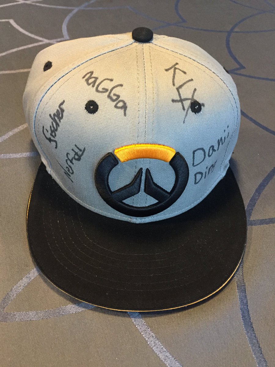 NagaEz's tweet photo. Hi Guys! For your support at OWWC, I have this hat signed by most of the players of @OWTeamDenmark to giveaway! How to enter:

1. Follow me
2. Retweet this post and hashtag #TeamDenmarkOWWC

Make sure to go and follow the other players from Team Denmark! -THANKS

Best of luck! :) https://t.co/Xj77PdFodi