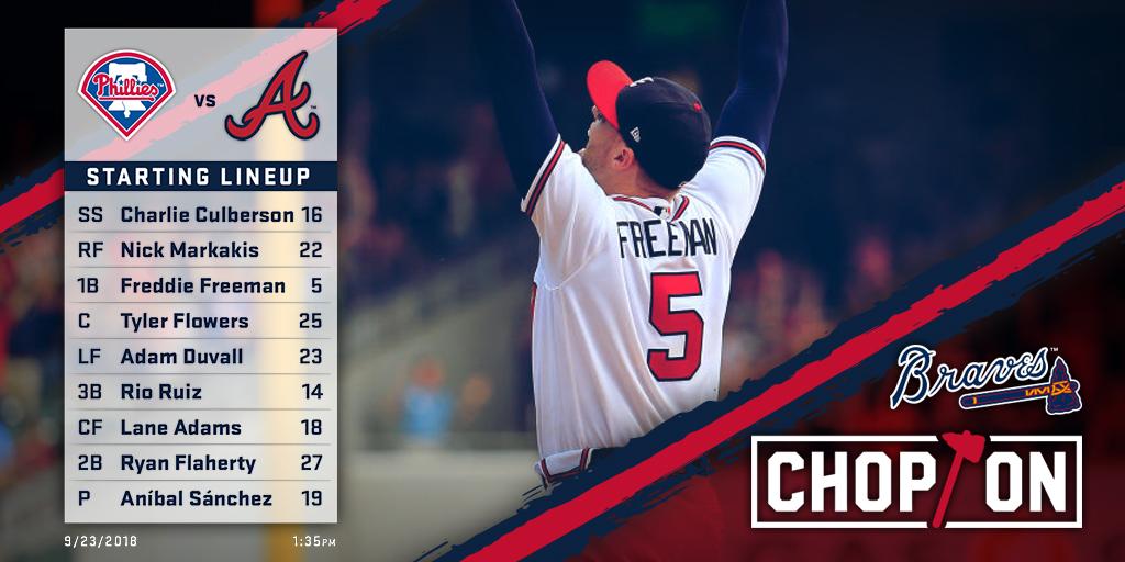 Atlanta Braves on Twitter "Our final (regular season) home game of the