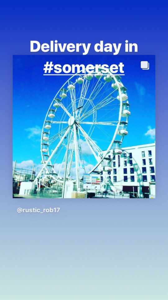 Rustichic17's tweet image. #dayout #deliveries #Somerset
