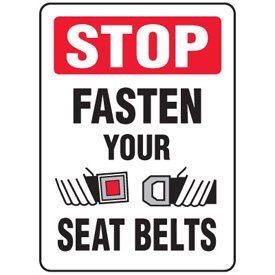 STOP! Ensure everyone in the vehicle fastens their seat belts before the vehicle moves! #buckleupNL