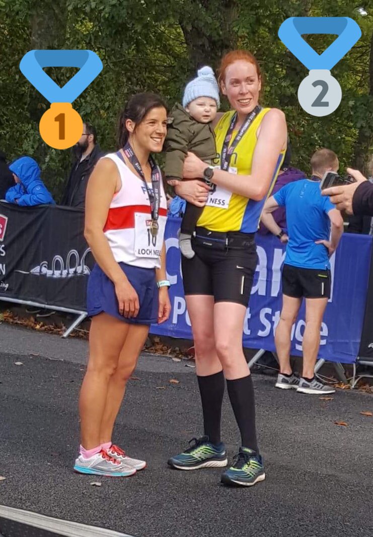So happy to run 2:53:18 for 2nd place <a href="/nessmarathon/">Loch Ness Marathon</a> today. Knowing the wee man was at the finish helped me through some very hard miles. Congrats to Sheena for the win. #RunLochNess