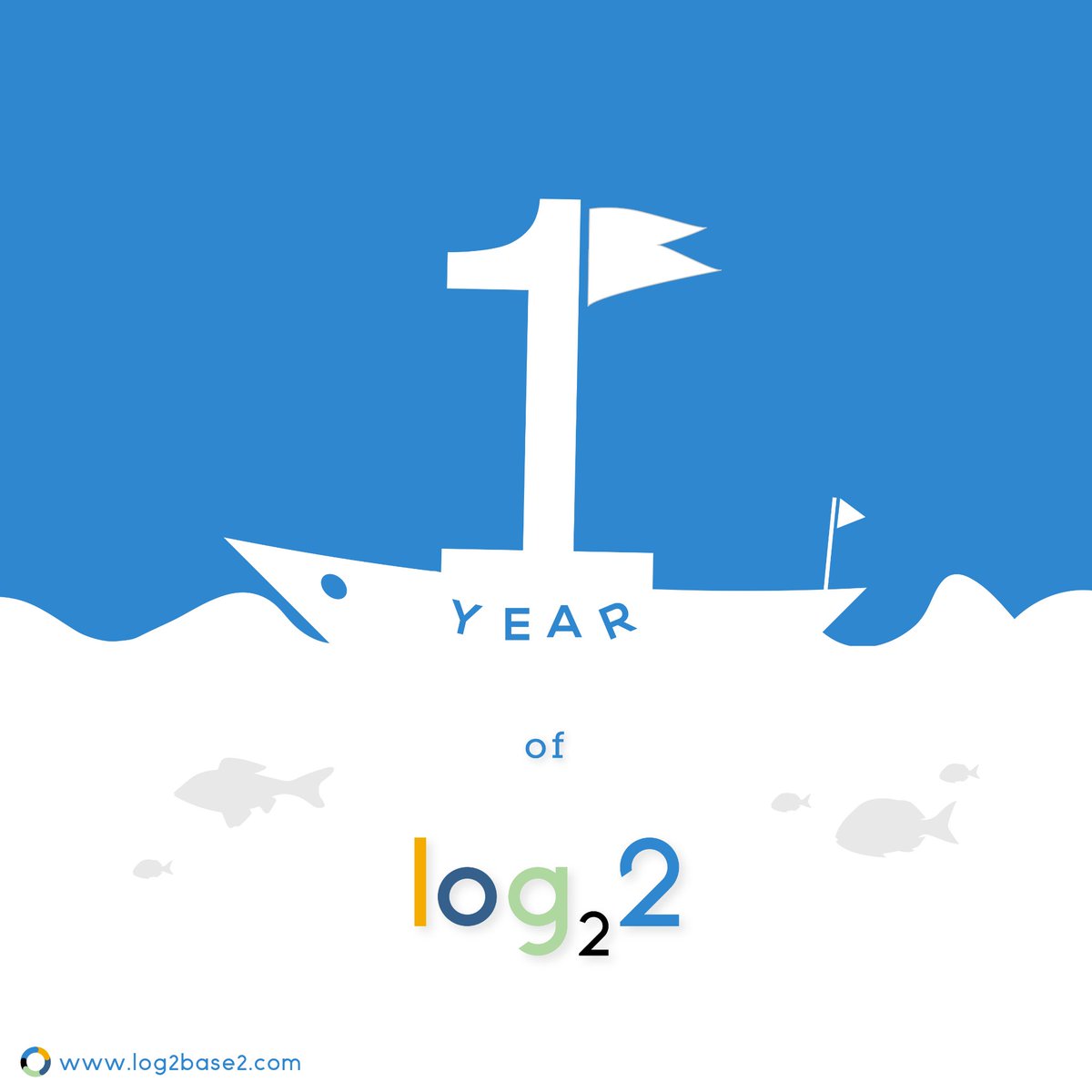 log2base2's tweet image. 1 year of Log2Base2.
#log2base2