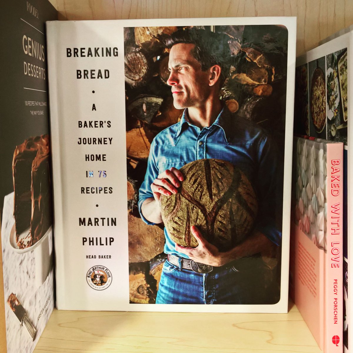 Congrats to Martin Philip, author of the gorgeous cookbook, Breaking Bread, which won the Vermont Book Award last night at the @VCFA . Breaking Bread is food for the soul on so many levels. Bravo, Martin!