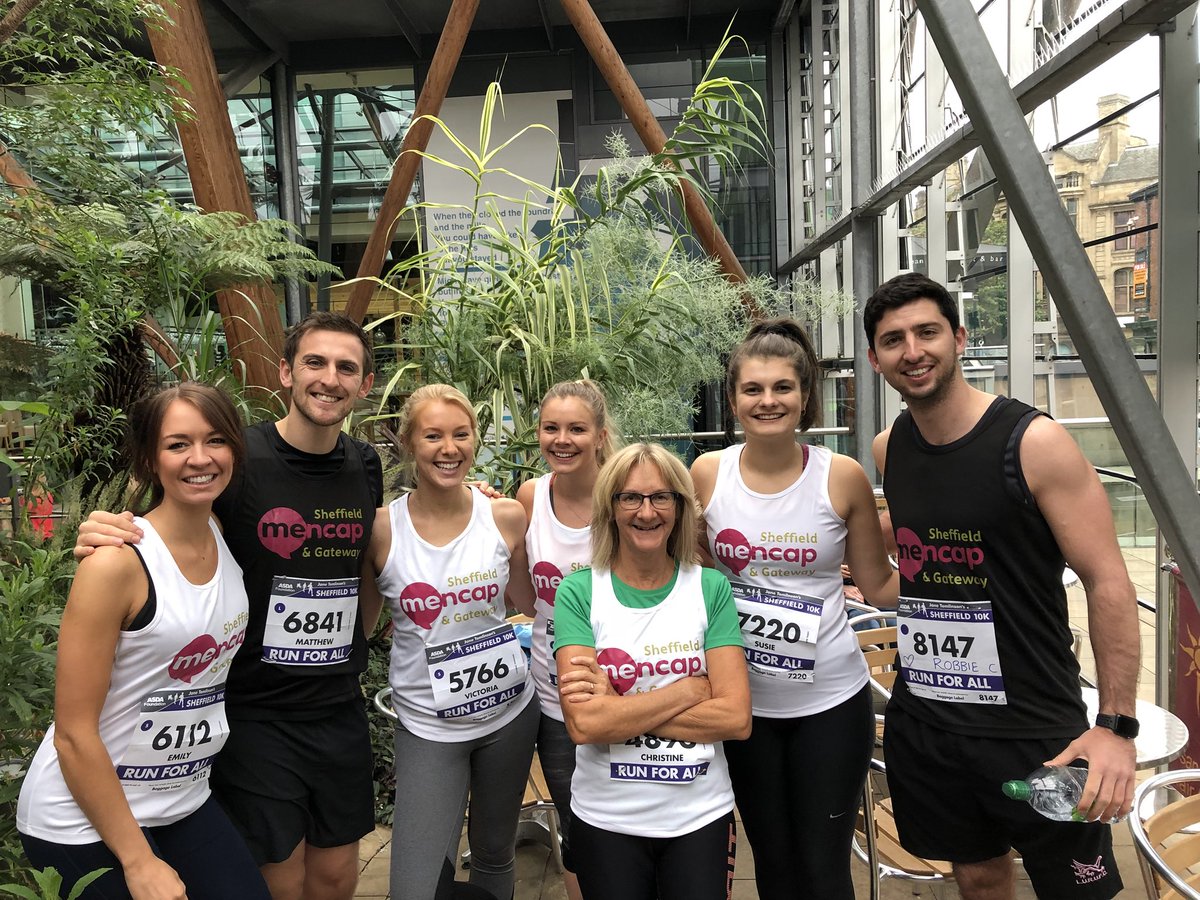 Great effort today by team <a href="/SheffieldMencap/">Sheffield Mencap</a>! Smashed the #Sheffield10K. Finished in 55:49. #funrun #pb #needabeer #charity