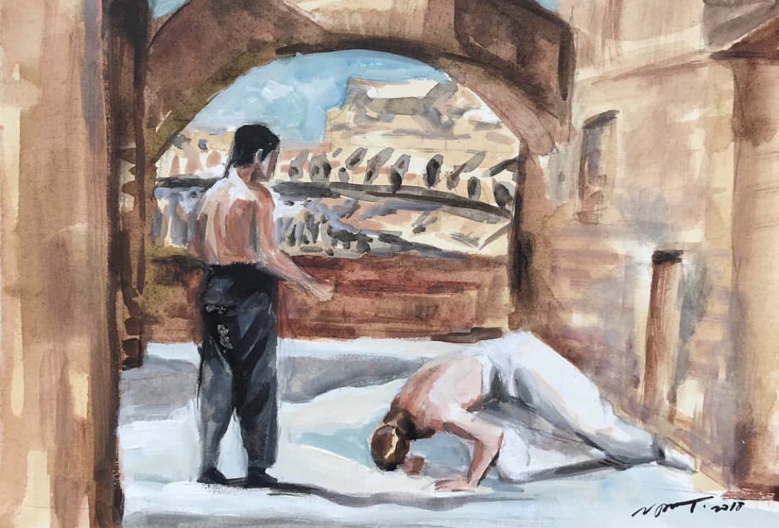 bruce lee chuck norris colosseum