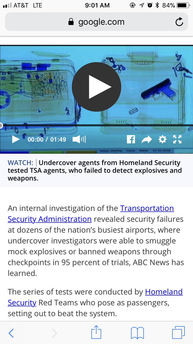 ImJenZhu's tweet photo. Flights delayed &amp; I’m sitting here researching the effectiveness of the #TSA and WOW!! 😳😳😱😱 https://t.co/ZTIDcl4PwV