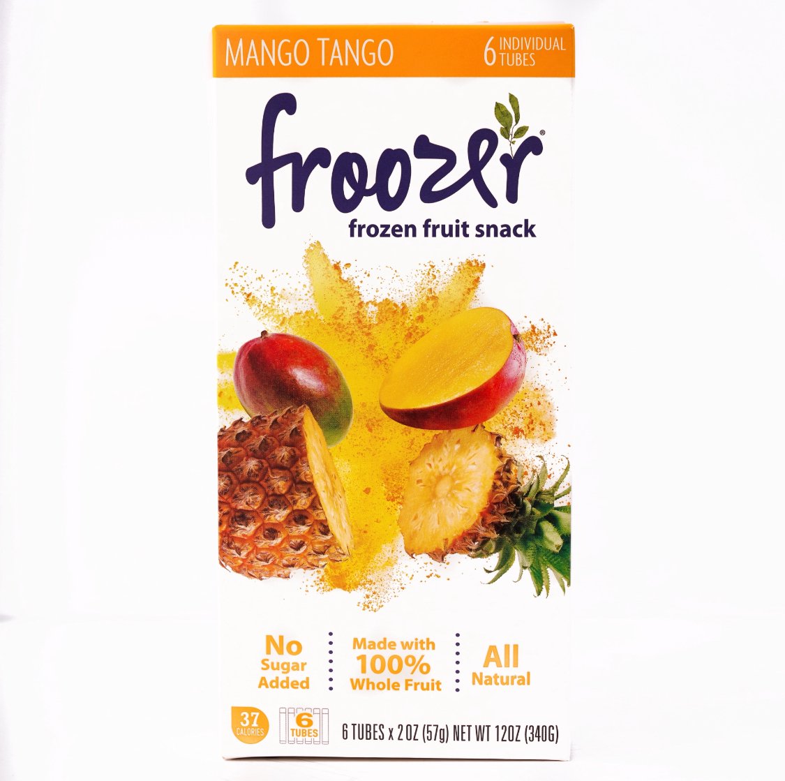 Mango Tango creates a tropical flavor experience combining ripe mangos, bananas and pineapples with the natural sweetness from grapes. In addition to tasting great Mango Tango is naturally high in Vitamin C, providing 25% of the recommended daily amount in each serving. #Froozer
