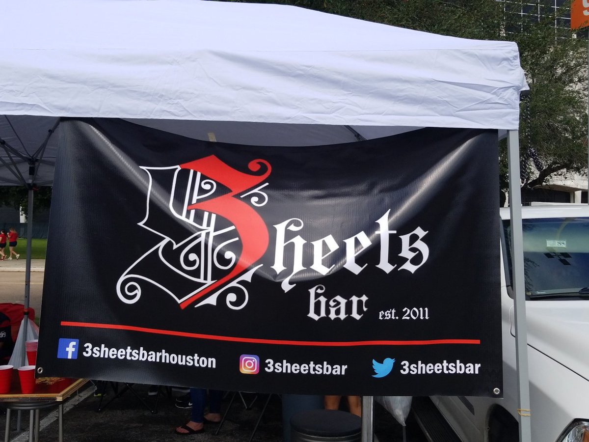 3SheetsBar's tweet image. Representin at the @HoustonTexans game

#3sheetsontheroad #3sheetsbar #saluteTG #LibertyWhiteOut