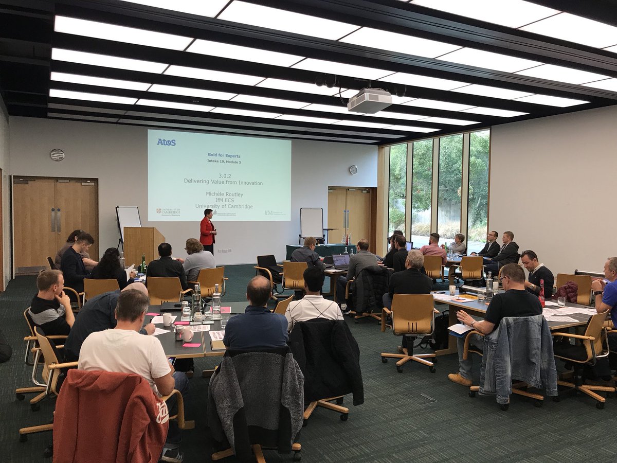 geerts_sven's tweet photo. Kicking off the week in @atos #GoldforExperts with a session on delivering and capturing value from #Innovation https://t.co/FGW5Hc4Nl4