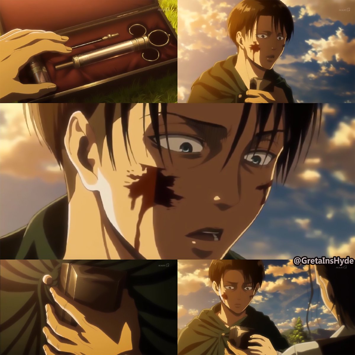 Greta Inshyde The Golden Serum Of Discord The Judgement Of Levi Attackontitanseason3 Attackontitans3 進撃の巨人season3 Attackontitan Shingekinokyojin Shingeki 進撃の巨人 Leviackerman Leviheichou リヴァイ アッカーマン