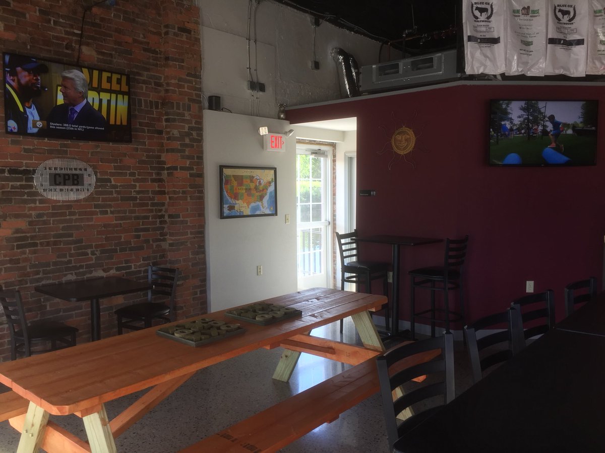 It’s a beautiful fall day to enjoy craft beer.  It’s a great day to come down to CPB and sit out by the river, watch some football or play some Tic-Tac-Toe while enjoying a your favorite CPB brew.  We’re here till 5pm... come on down!
Cheers!