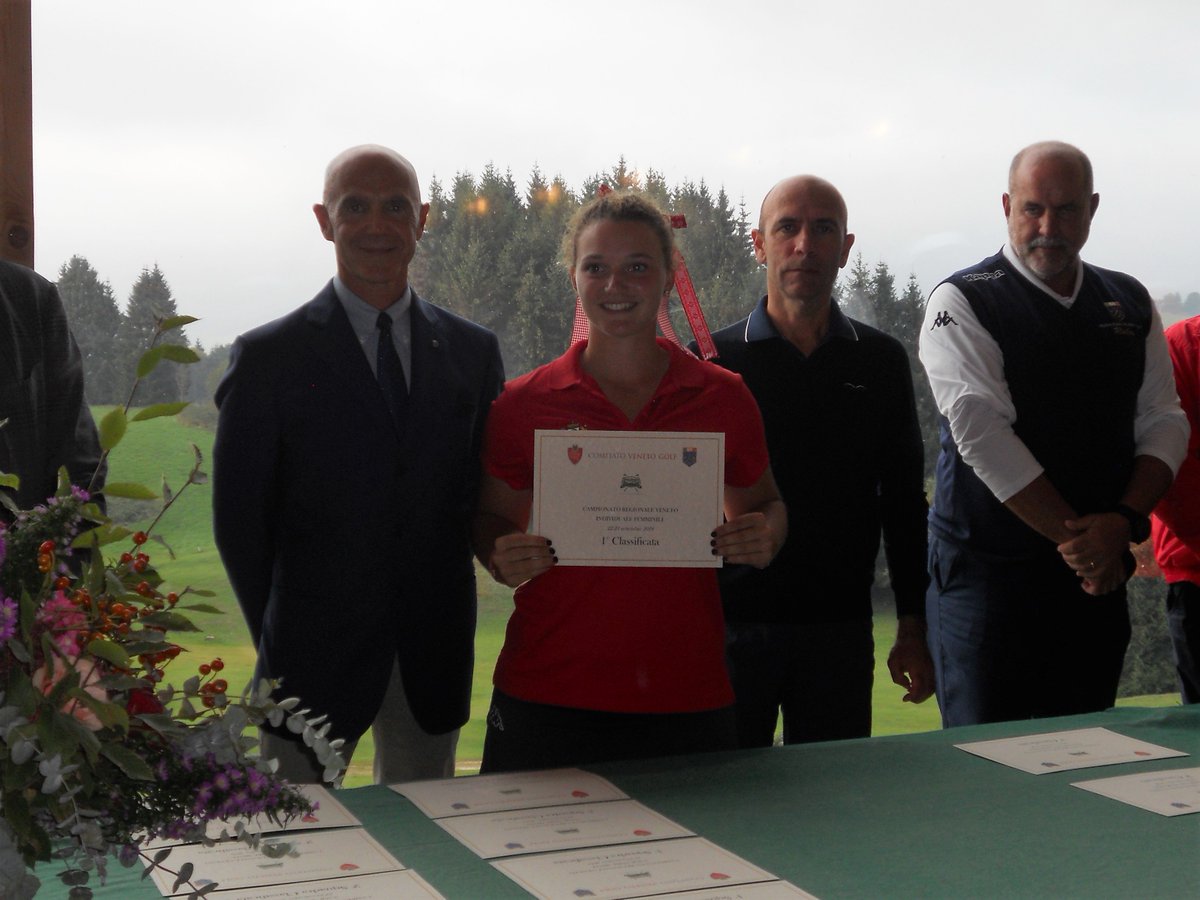 CAMPIONATO REGIONALE VENETO INDIVIDUALE FEMMINILE, 22-23 settembre 2018
Aurora Grassetto @GolfPadova (156 colpi) e Lorenza Perini <a href="/GolfVenezia/">Circolo Golf Venezia</a> (157 colpi)